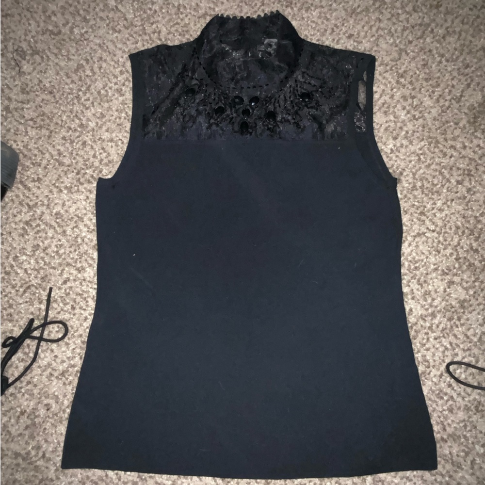 Cable&Gauge Sequin Top women’s Sz Large